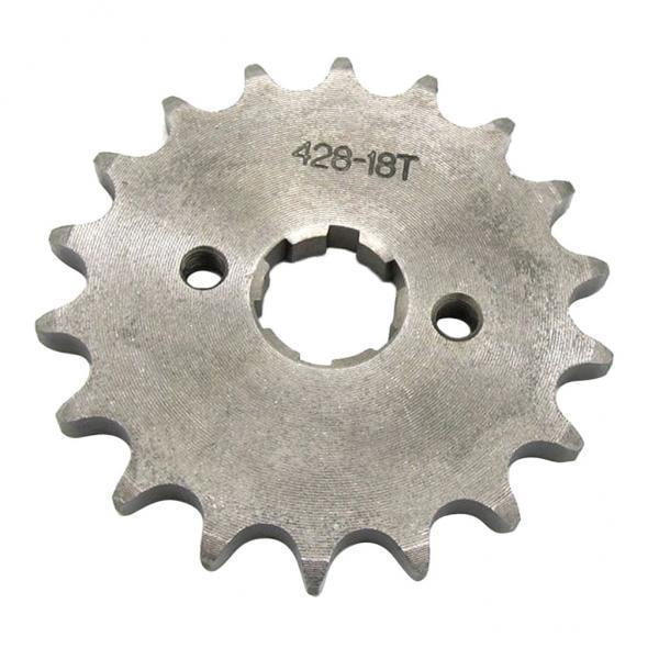 Engranaje 428 Yotijar Rueda Dentada Piñón de cadena delantera 18T