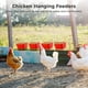 thumbnail image 3 of 20 vasos jaula, comederos colgantes pájaros pollo 16 oz, bebederos plástico palomas, cuencos agua pollo, cuencos semillas conejo, contenedores semillas mascotas, gallos, loros, palomas, 3 of 6