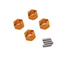 thumbnail image 1 of fastboy 4pcs en Alliage d'Aluminium Roue Hex Mount pour FCX18 1/18 Crawler Forte RC Accessoires de Voiture Pièces de Rechange RC Upgrade Part Or, 1 of 6