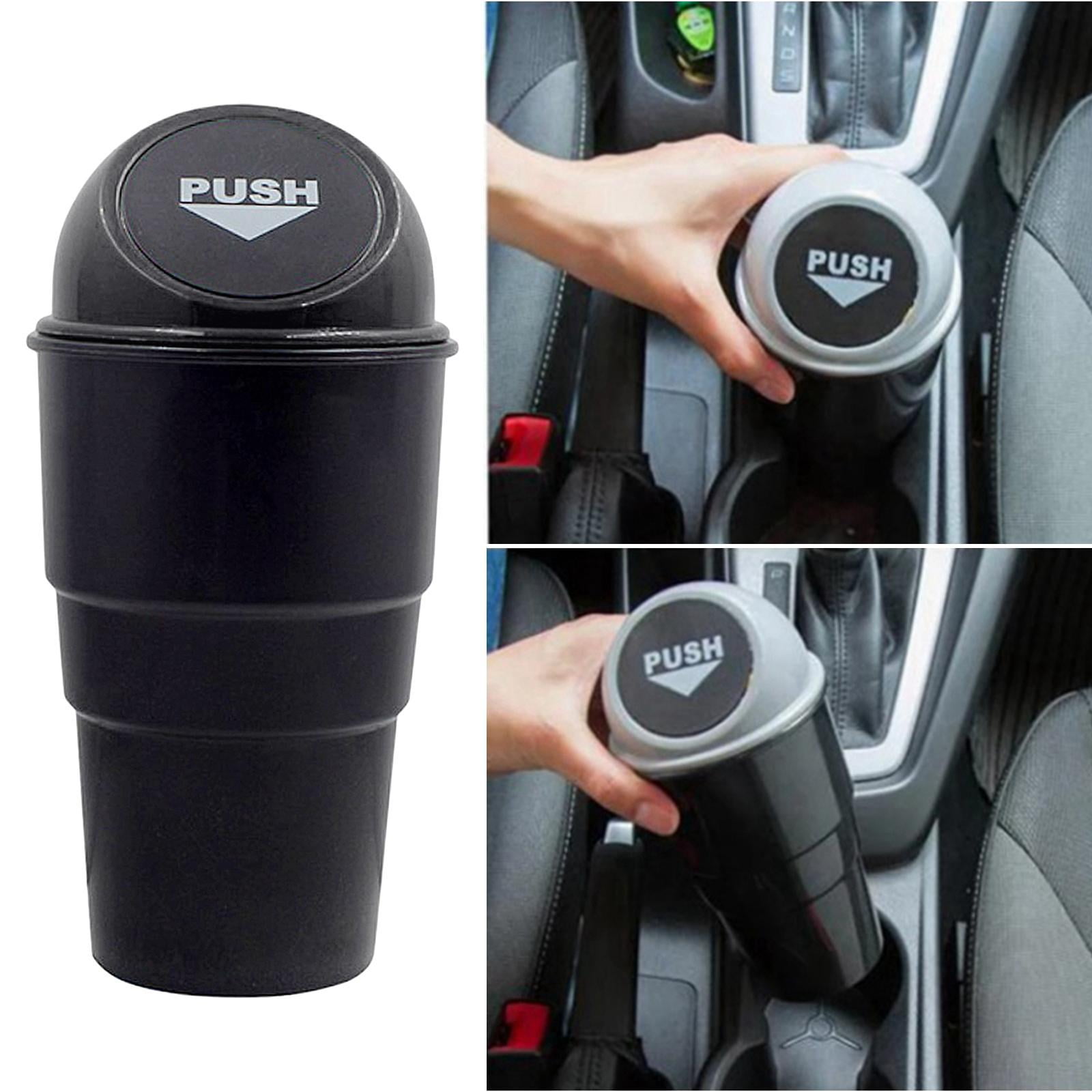 car Trash Can Rear Seat Trash Bag Garbage Can Garbage Car Black
