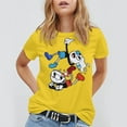 thumbnail image 3 of Cuphead T-Shirts for Men Women, Anime Short Shirts, Unisex Short Sleeve Tops, Crew Neck Tee Shirts, S-4XL, 3 of 8