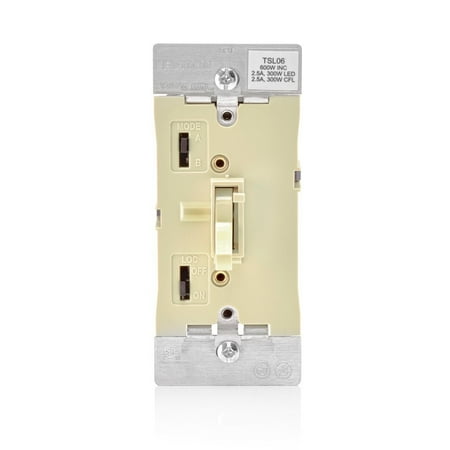 600w Halogen Shop Light (Leviton TSL06-1LI Toggle Slide Universal Dimmer, 300W Dimmable LED & CFL, 600W Incandescent & Halogen For Single Pole Or 3-Way, with Locator Light,)