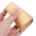 thumbnail image 4 of HOOWIFFY 1Set Simple and Delicate Beige Wood Light Base for Dining Room 3.1x2.0x2.0in, 4 of 6