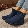 thumbnail image 2 of YLYL Women Snow Boots Waterproof No Slip Warm Fur Lined Slip on Outdoor Winter Short Boots, 2 of 9