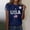 Dark Blue, variant on 4th of July Shirts Usa Shirt Usa Shirts for Women V Neck Tee T Shirts 250 Anniversary Usa Shirt Vintage American Independence Day Tshirt Patriotic Shirts Tops Short Sleeve Tops White M
