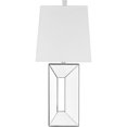 thumbnail image 1 of Elegant Decor ML9302 Stunning Contemporary Style Clear Table Lamp, Silver, 1 of 1