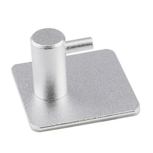 Ganchos para colgar toallas de cocina sin perforaciones Soporte de baño montado en la pared (Plata) Tmvgtek Libre de BPA