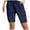 Navy, variant on Inleife Fashion Womens Drawstring Shorts Casual Solid Elastic Waist Pocket Loose Shorts Pants