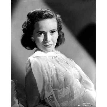 Teresa Wright Posed in See Through Dress Photo Print (8 x 10) | Walmart