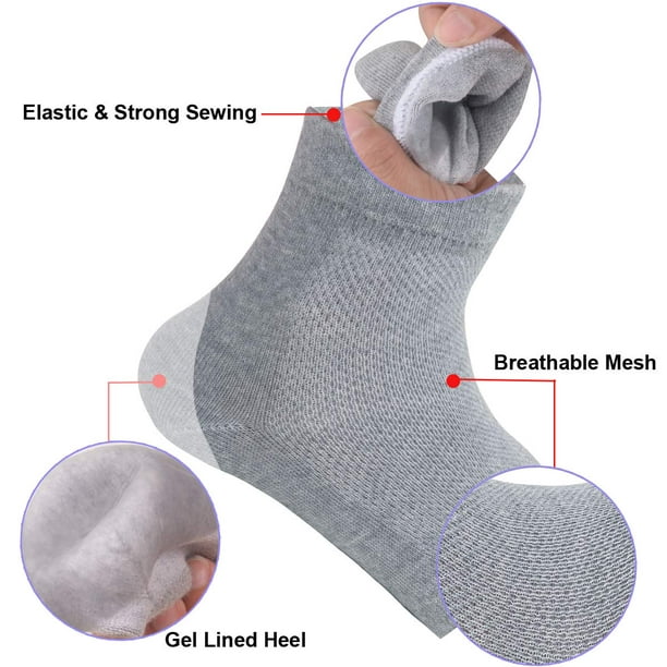 Vented Moisturizing Socks Lotion Gel for Dry Cracked Heels, Spa