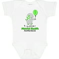 thumbnail image 3 of Inktastic I Support Mental Health Awareness Elephant and Balloon Boys or Girls Baby Bodysuit, 3 of 5