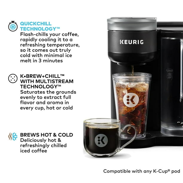 KEURIG べじたぶる★ Keurig K-Brew + Chill Iced or Hot Single-Serve K-Cup Coffee