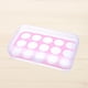 thumbnail image 2 of Caja de huevos de plástico con 15 rejillas para almacenamiento de huevos, caja de plástico, contenedor de alimentos, herramienta de cocina (rosa), 2 of 2