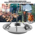 thumbnail image 4 of 1 Pc Green Stainless Steel Roast Chicken Rack Duck Rotisserie Rack Barbecue Grill Tools Silver, 4 of 5