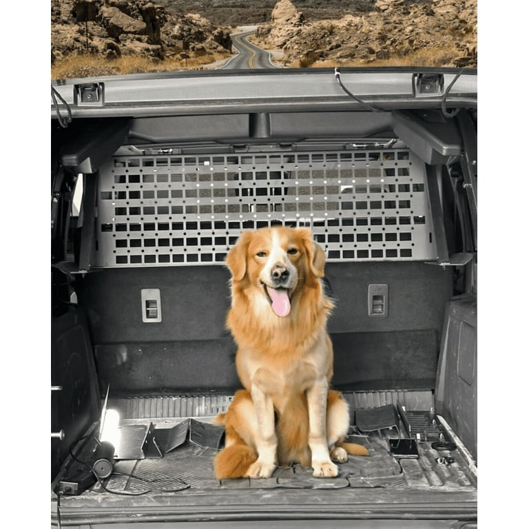 NIXFACE Pet Divider Storage MOLLE Panel For 2021-2024 Ford Bronco