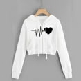 thumbnail image 3 of Vedolay Sweatshirts Women's 2023 Fall Fashion Long Sleeve Pullover Casual Oversized Sweatshirt,White L, 3 of 4