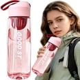 thumbnail image 2 of Portable Water Bottle, Large Capacity Water Cup, Leakproof Drink Container, Water Bottle, High Value Portable Filter Cup, Handheld Beverage Tumbler, Transparent Reusable Liquid Storage Vessel, 2 of 4