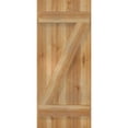 thumbnail image 5 of 16 1/8"W X 38"H Timbercraft Three 5 3/8" Boards Joined Board-N-Batten Shutters W/Z-Bar, Rough Sawn Western Red Cedar (Per Pair), 5 of 13