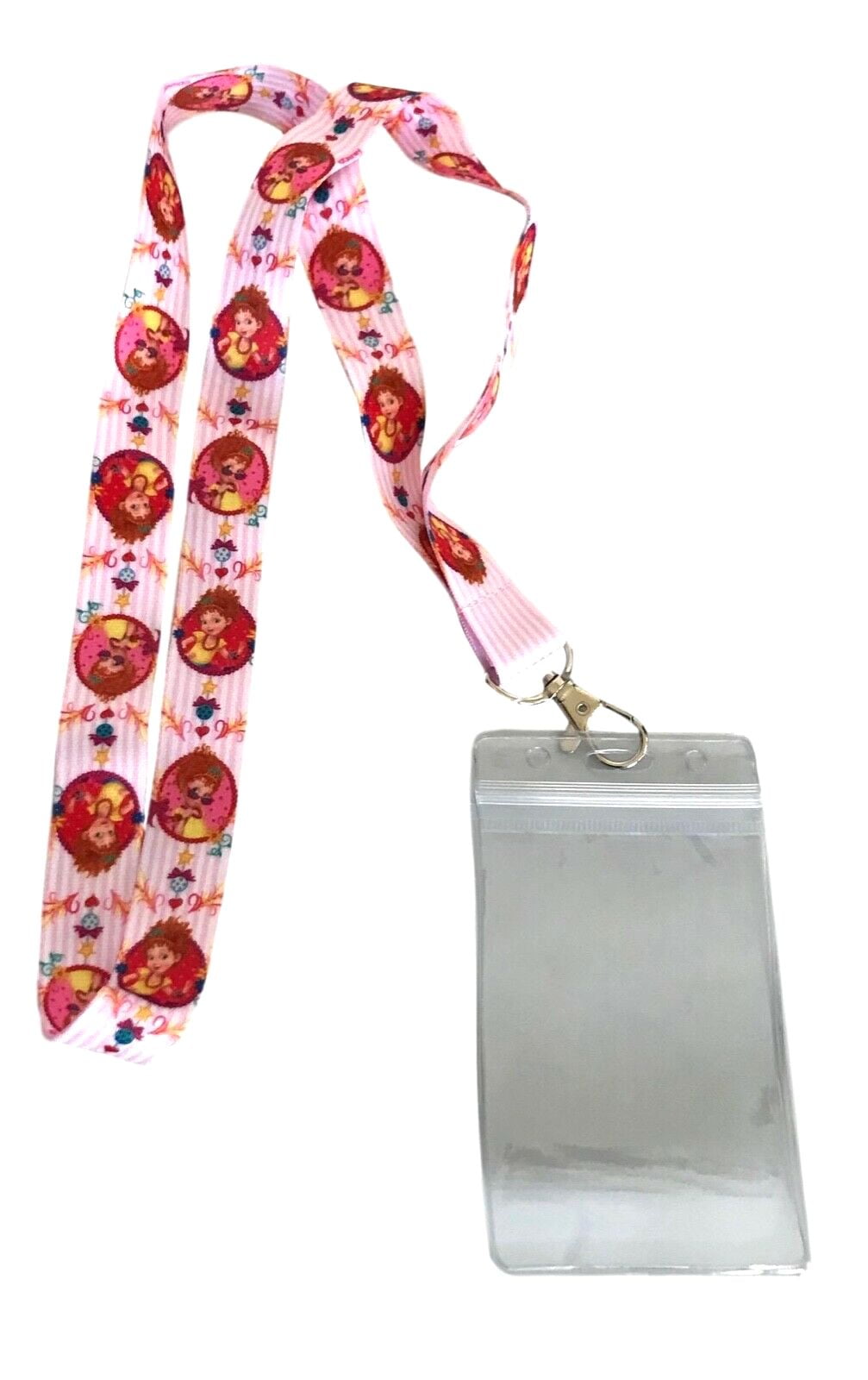 Fancy Nancy Lanyard ID Badge Holder Keychain