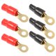 thumbnail image 5 of 3 pares de adaptadores de enchufe de audio, conectores de cable de altavoz, conectores de cable de audio, conectores de cable de amplificador 0GA, 5 of 6