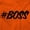 Orange, variant on Hashtag Boss Cute Bossy Babies Toddler Boy Girl T Shirt Infant Toddler Brisco Brands 12M