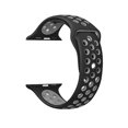 thumbnail image 2 of Element Works EW-AWSPB42-BW 42 mm Breathable Silicone Sport Band for Apple Watch - Black & White, 2 of 2