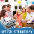 thumbnail image 6 of 40th Birthday Gifts Women Men, 40th Birthday Decorations Women, 40th Birthday Decorations for Men, 40 Year Old Birthday Gifts for Women, 40 Birthday Decorations for Women Soft Throw Blanket, 6 of 6