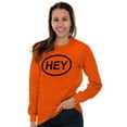 thumbnail image 4 of Hey Girl Funny Novelty TV Show Logo Long Sleeve TShirt Men Women Brisco Brands 3X, 4 of 6