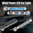 thumbnail image 6 of Wmool 1/2X Wind Powered 8 LED Car DRL Daytime Running Light Auto Warning D6I UK, 6 of 9