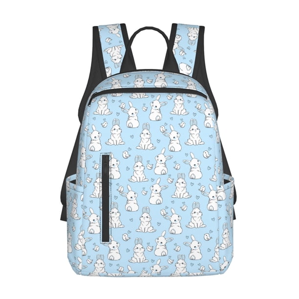 Balery Rabbit And Bird Mochila Ligera para Hombres y Mujeres – Resistente y Impermeable, Ideal para la Escuela, el Trabajo, los Viajes y el Uso Diario