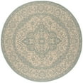 thumbnail image 6 of Safavieh Beach House Mai Traditional Outdoor Area Rug, Cream/Aqua, 8'6" x 12', 6 of 10