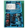 thumbnail image 2 of Ensemble de Perceuse Électrique à Main, Perceuse Électrique Sans Fil Rechargeable Multifonctionnelle à Couple Élevé, Trousse d'Outils Électriques pour la Réparation du Travail du Bois à la Maison, 2 of 3