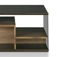 thumbnail image 3 of Furniture of America Herzog Wood Storage Coffee Table in Oak and Black, 3 of 4