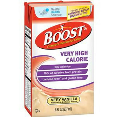 Boost VHC Oral Supplement, Very Vanilla, 8 oz. Carton -Case of 27
