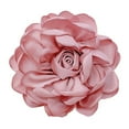 thumbnail image 2 of 10cm Rose Fabric Flower Accessory Women Versatile Corsage Hair Clip Suit Lapel Clothing Bags DIY Corsage-Dark Pink, 2 of 7