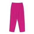 thumbnail image 5 of Daiia Darkmagenta Women's Sleep Pant with Pockets and Drawstring,Pajama Pants-Large, 5 of 9