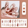 thumbnail image 2 of Checkerboard Lattice Line Jelly Glue Nail Manicure, 2 of 5