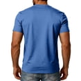 thumbnail image 4 of Henley Style for Mens T Shirt Casual Short Sleeve Summer Tee Lightweight Loose Fit Button Neck Pullover Top Daily T-Shirts, 4 of 6