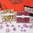 thumbnail image 2 of Shoreew 44 Pcs Christmas Balls Ornaments Shatterproof Plastic Baubles Xmas Tree Hanging Decoration for Holiday Party Wedding Decor, 2 of 7