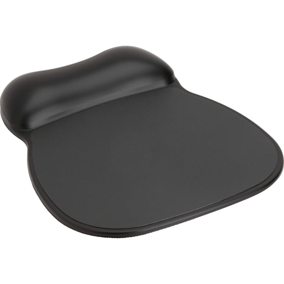 Compucessory, CCS23718, Soft Skin Gel Wrist Rest & Mouse Pad, 1, Black
