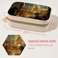 thumbnail image 5 of Eid Al Fitr Velvet Portable Bracelet Holder with Removable Compartment - Storage Box, Jewelry Box, and Jewelry Stand - Gift, 5 of 7