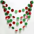 thumbnail image 2 of TIELUTT Ornements Ronds Rouges et Verts Thème de Noël Perles de Lustre de Noël Guirlande Décorée pour Escalier Vitrail Peinture de Fenêtre Décorations Suspendues de Pâques Œufs de Pâques Primitifs, 2 of 3