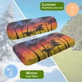 thumbnail image 5 of Aplkyhs Club Car Precedent Seat Covers Palm Tree Washable Golf Cart Front Seat Cushion Set Suitable for All Seasons Club Car Seat Covers Hawaiian Golf Cart Seat Towel, 5 of 6