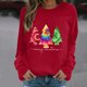 thumbnail image 2 of Sudadera de Cuello Redondo de Navidad Para Mujer Blusa Regular Estampada de Manga Larga de Otoño Odeerbi  ODB196313, 2 of 6