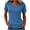 #4Blue, variant on AcaicsNo Boundaries Women's V-neck Short-Sleeve T-Shirt Stylish Casual and Versatile A Comfortable Summer Essential