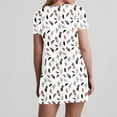 thumbnail image 6 of Patlollav 2025 Womens Fashion Summer Print Short-Sleeved V-Neck Casual Dress, 6 of 6