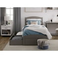 thumbnail image 5 of AFI Warren Solid Wood Twin Bed w/ Footboard & 2 Drawers in Gray, 5 of 10