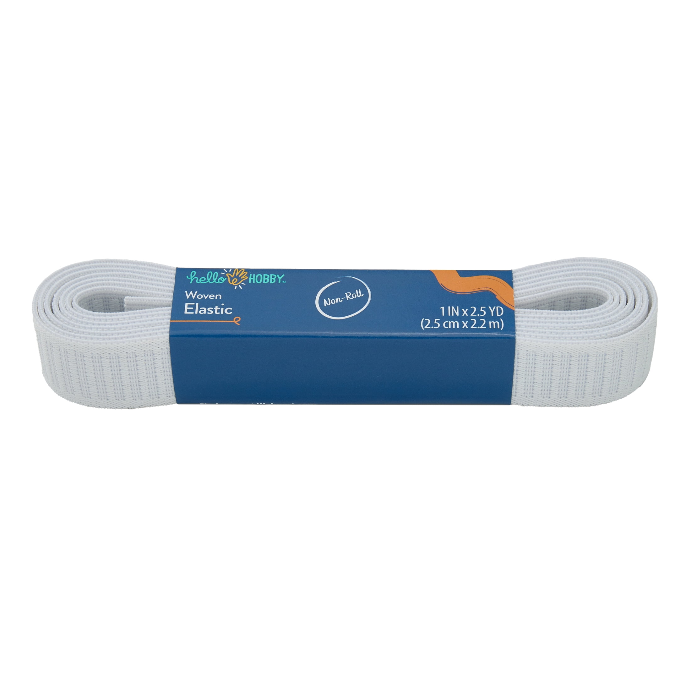 (3 pack) Hello Hobby 1-inch Narrow Ribbon, 2.5-yard Length, White