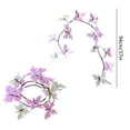 thumbnail image 3 of SIYTUAU Yellow Pink Gradient Rattan Butterfly Garland Artificial Decorative Vine For Walls Balustrades Arch Spring Party Decor B, 3 of 7