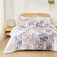 thumbnail image 2 of Regency Heights Twin XL Size Comforter Sets, Terracotta Bed in a Bag Twin XL, Botanical Bedding Comforter Set with Bed Sheets and Side Pockets, 6 Pieces, 2 of 8